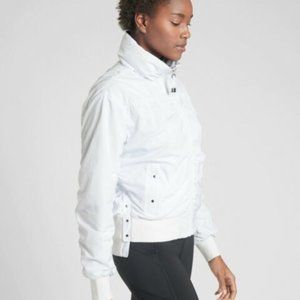 White Athleta Bomber Jacket size M